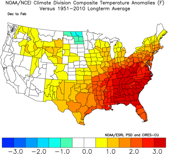 DJF TEMPS ANALOGS